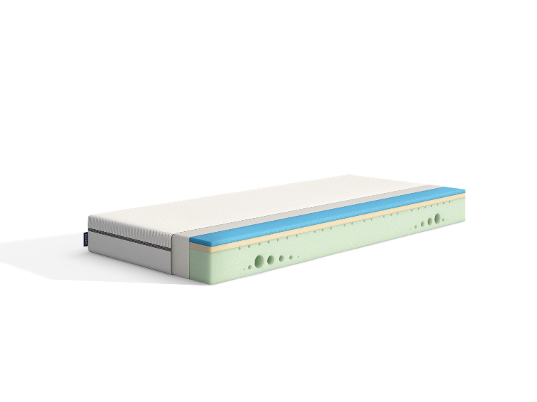 Matelas Emma : Couches de mousse, confort et soutien.