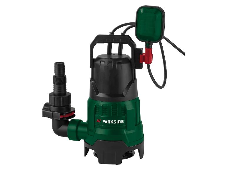 Pompe submersible avec interrupteur à flotteur, verte et noire