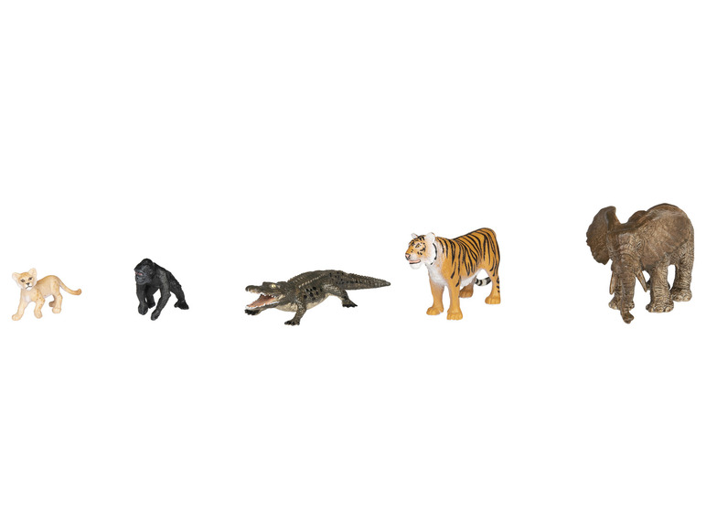 Aller en mode plein écran : Playtive Figurines animaux 5 pièces - Image 3