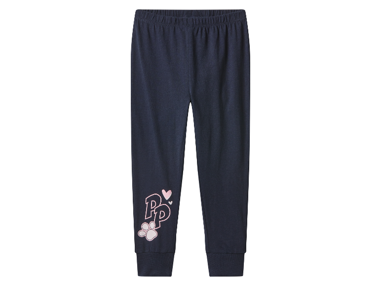 Pantalon de pyjama enfant bleu marine avec logo Pat' Patrouille.