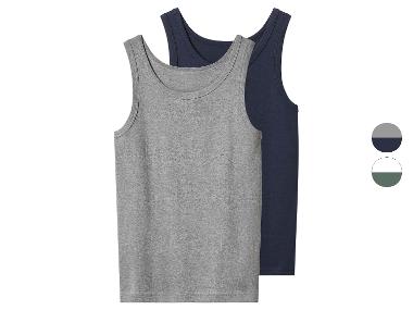 esmara® Lot de 2 maillots de corps garçon