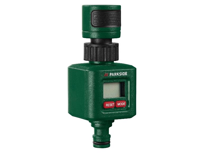 Programmateur d'arrosage Parkside avec écran digital.