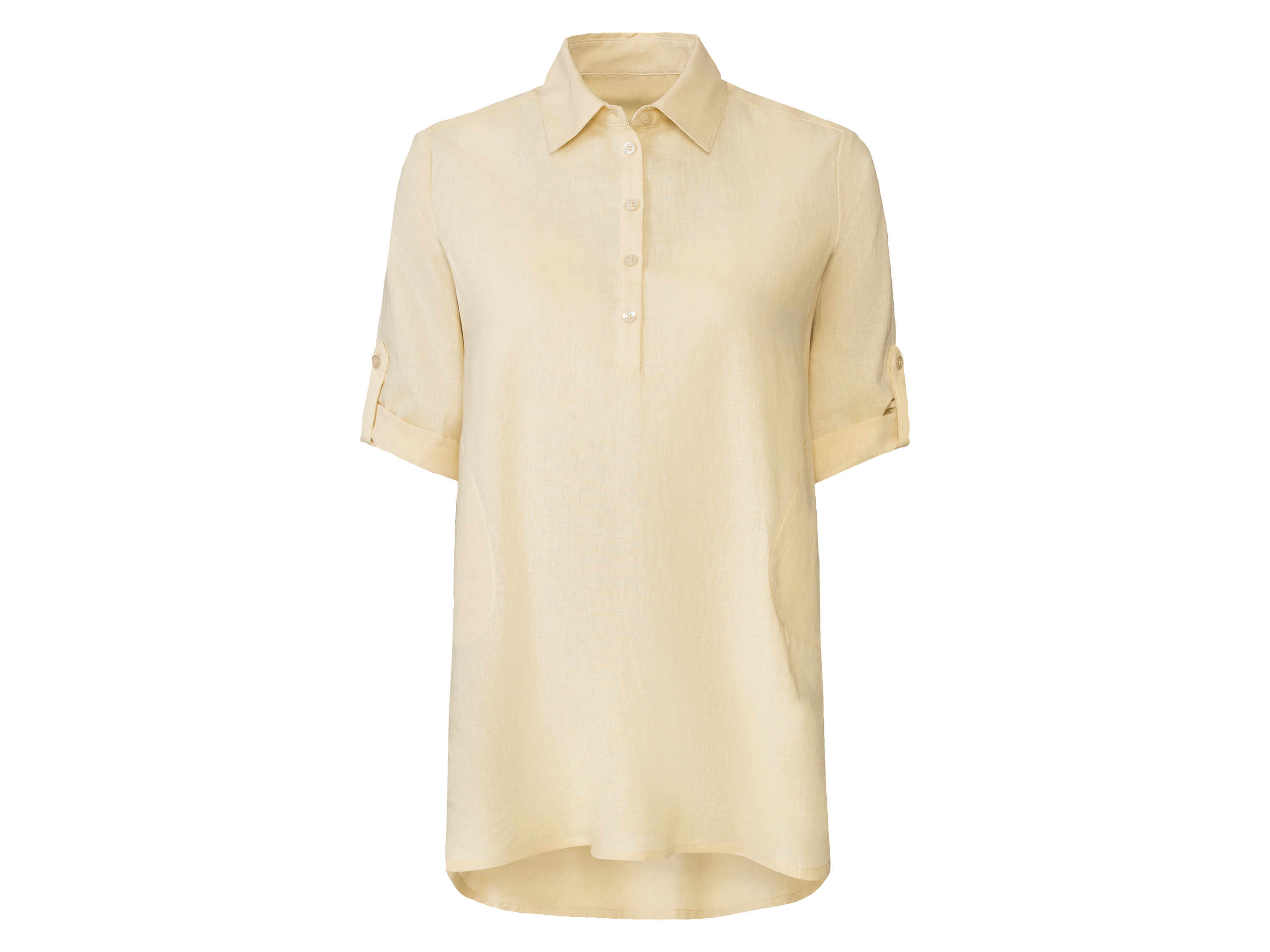 esmara® Robe en lin femme (beige)