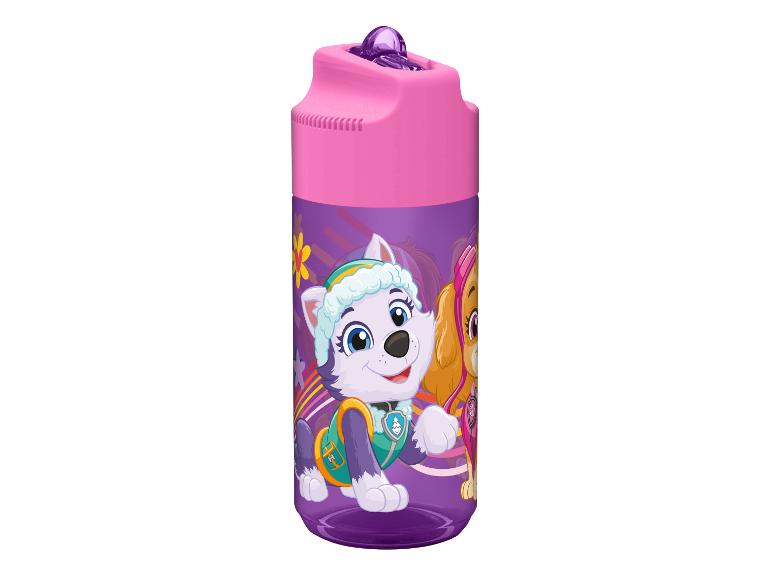 Gourde Paw Patrol violette et rose pour enfant.