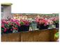 Arrosage automatique Parkside, fleurs en pot sur balcon.