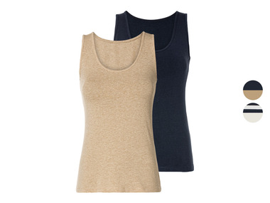 esmara® Lot de 2 débardeurs femme