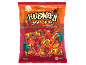 Sachet de bonbons à mâcher d'Halloween, 1,2 kg, 190 pièces, avec citrouilles et mains de monstre.