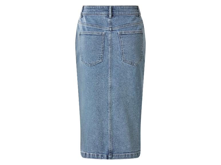 Kliou-Jupe Calssic en Denim pour Femme,Streetwear,Décontracté,Taille Haute,Fermeture Éclair