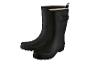 Deux paires de bottes en caoutchouc noires.