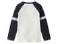 T-shirt manches longues bicolore pour enfant, style baseball.
