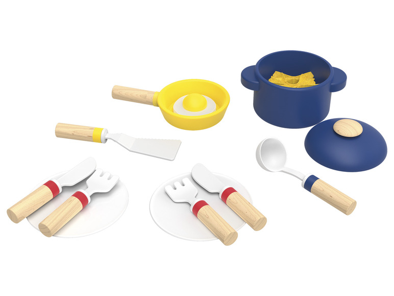 Aller en mode plein écran : Playtive Accessoires de cuisine en bois au design rétro - Image 19