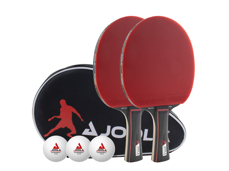 Aller en mode plein écran : JOOLA Set de tennis de table DUO PRO 2 raquettes + 3 balles - Image 1