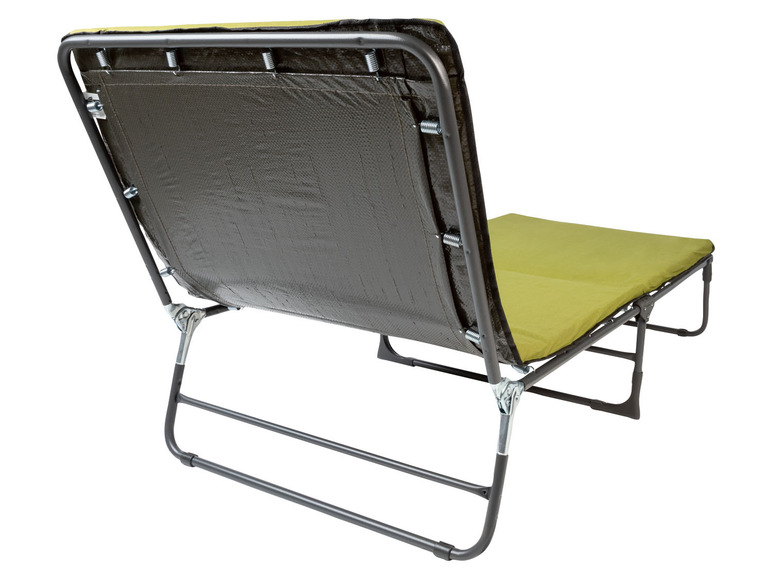 Aller en mode plein écran : LIVARNO home Chaise longue avec coussin, vert/anthracite - Image 4