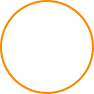 Contour de cercle orange