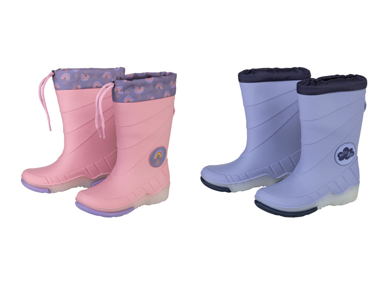 Aller en mode plein écran : lupilu® Bottes de pluie lumineuses petite fille - Image 1