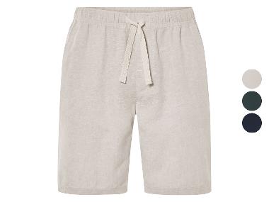 LIVERGY® Bermuda en lin homme