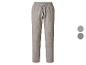 Pantalon de pyjama ou de détente gris pour homme avec cordon de serrage à la taille.