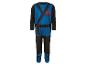 Un costume de ninja pour enfants en bleu et noir.