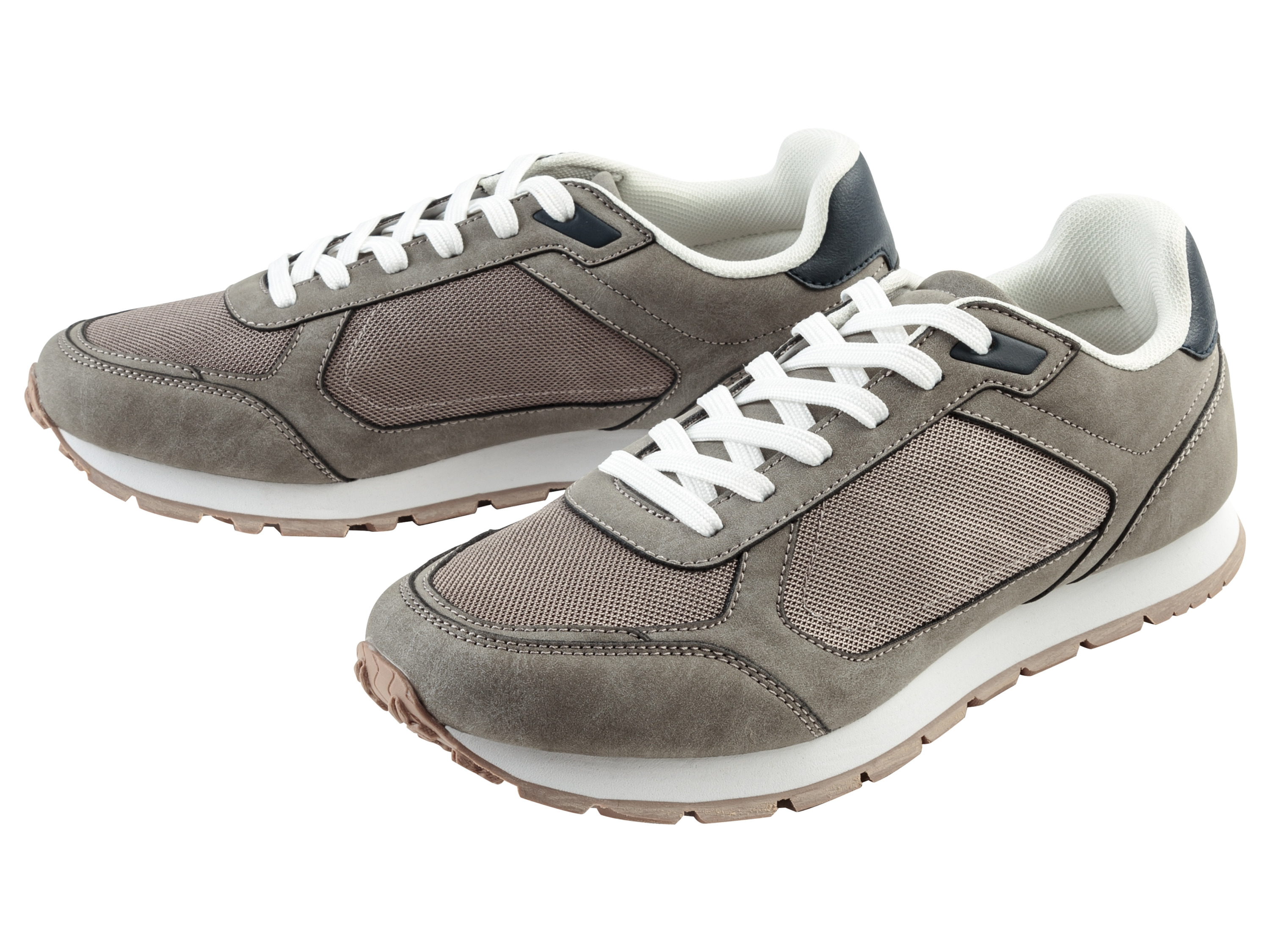 LIVERGY® Sneakers homme (gris/bleu marine, 41)