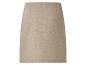 Jupe crayon beige taille haute en mélange de laine.