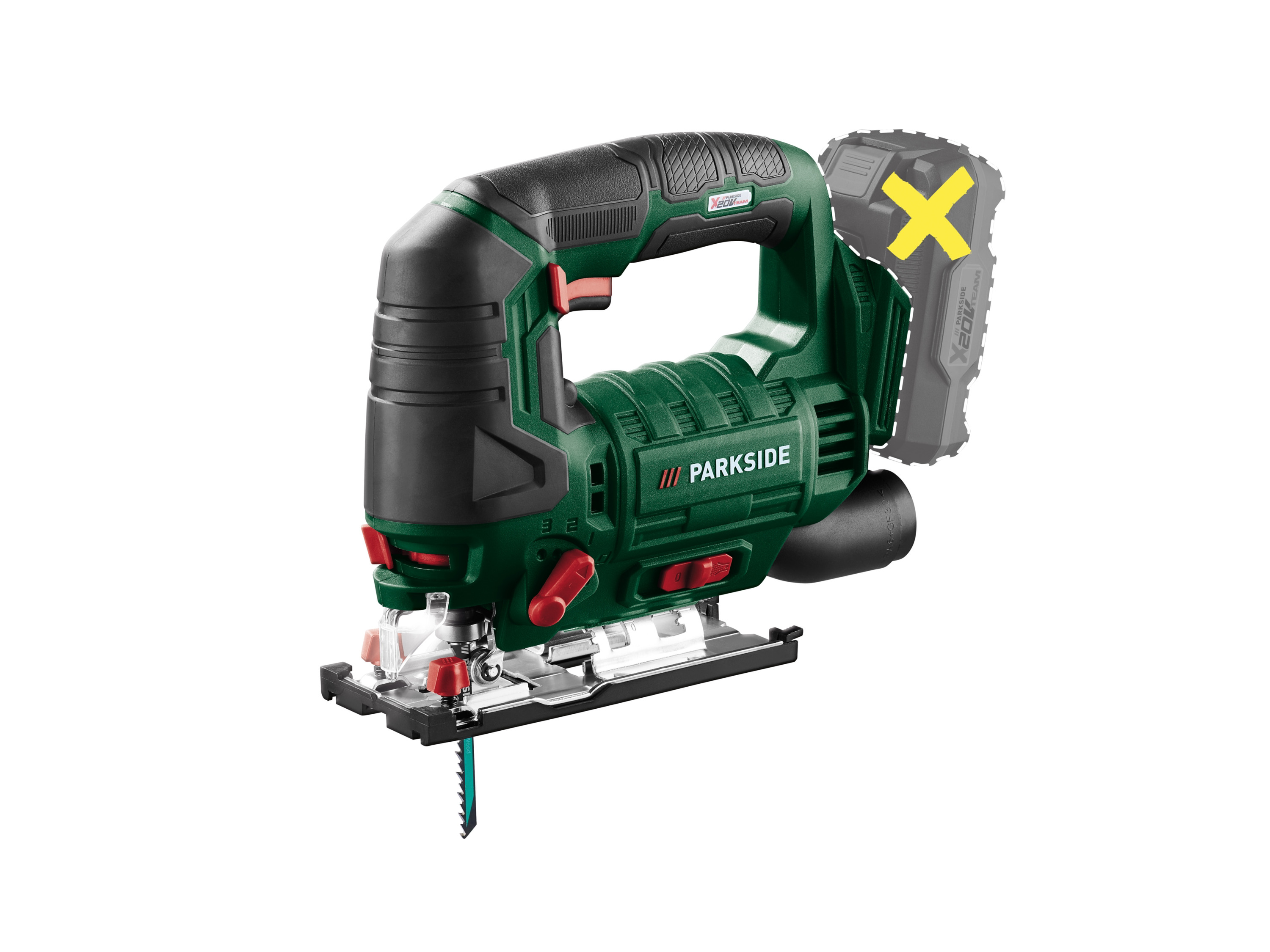 PARKSIDE® Scie sauteuse pendulaire sans fil 20 V, PSTDA 20-Li C3