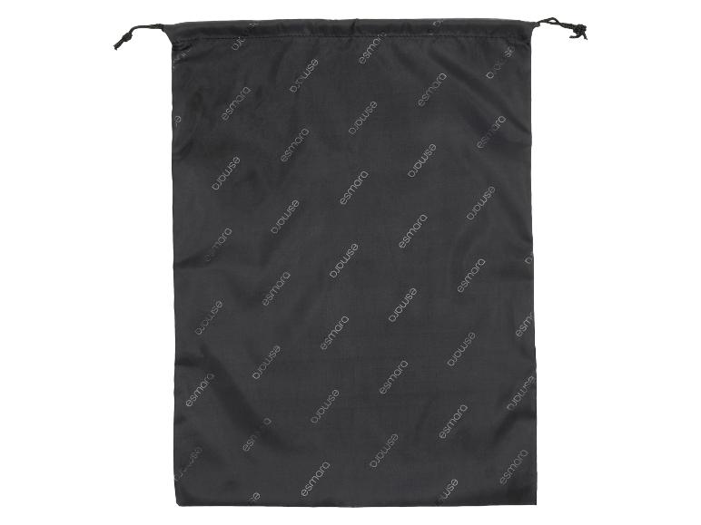Sac en tissu noir Esmara avec logos Esmara répétés