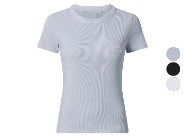 ESMARA® T-shirt côtelé pour femme