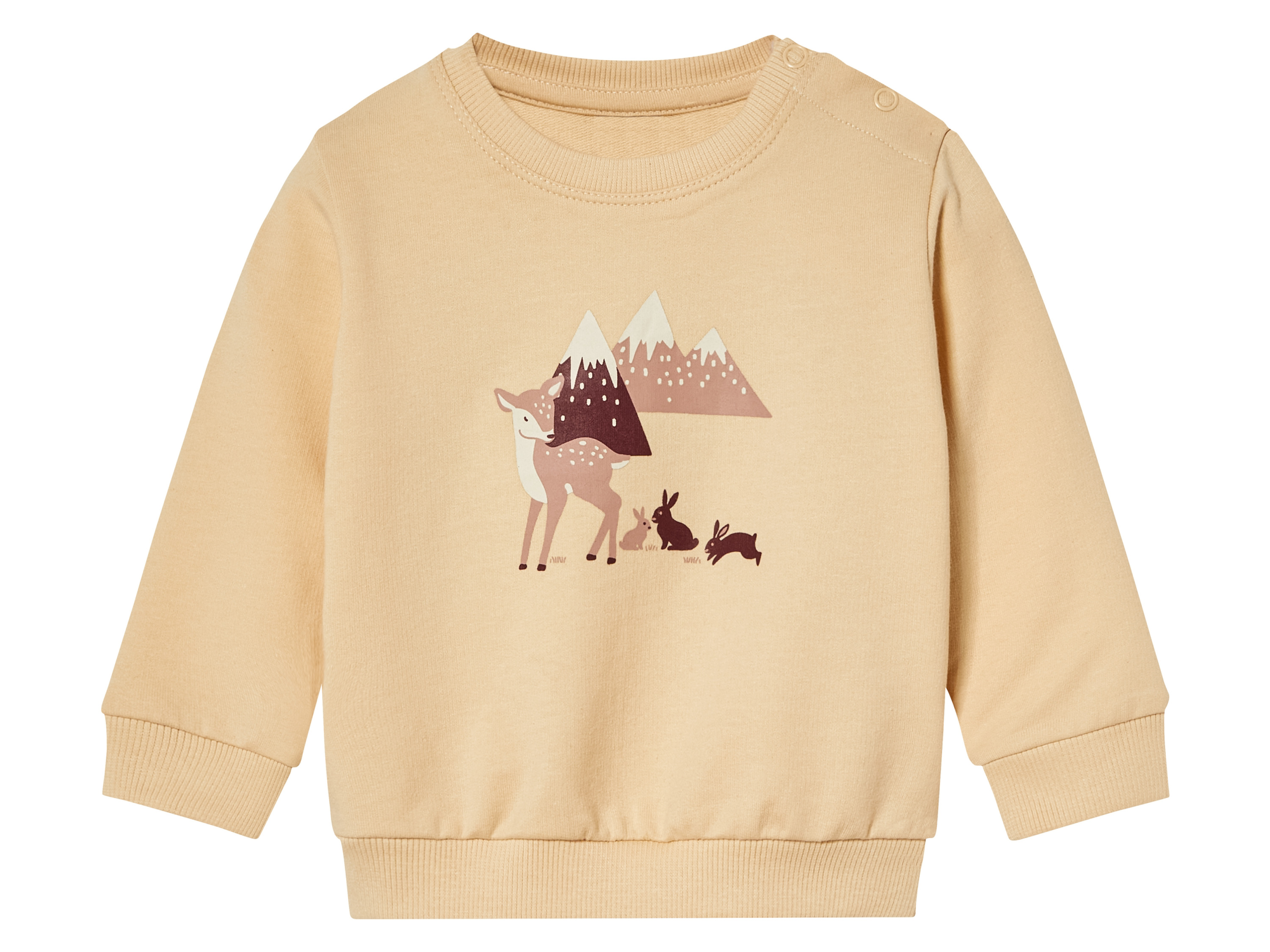 lupilu® Sweat molletonné bébé (0-2 mois, beige)