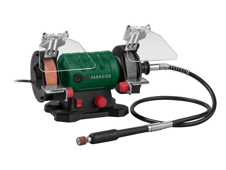 Aller en mode plein écran : Touret à meuler double avec arbre flexible PDFW 120 B3, 120 W - Image 3