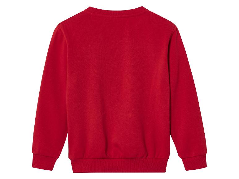 Sweat-shirt rouge pour enfant.