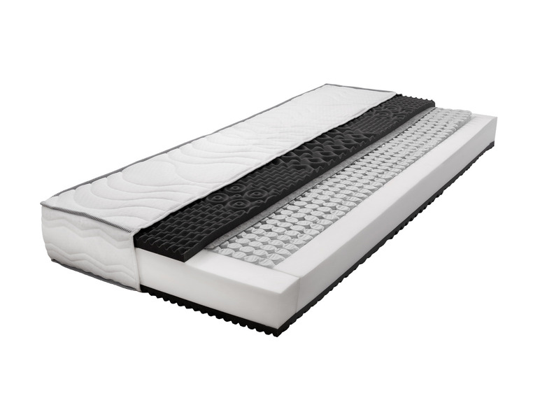 Aller en mode plein écran : Matelas à ressorts ensachés 7 zones, H2, 90 x 190 cm - Image 1