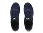 Chaussures de running Crivit bleues avec des accents verts.
