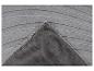 Tapis gris à motif rayé avec envers textile antidérapant