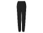 Pantalon de jogging noir avec taille et chevilles élastiques.
