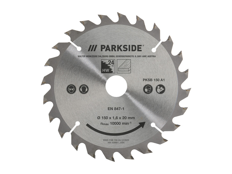 PARKSIDE® Lame de scie circulaire PKSB 150 A1 3