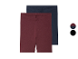 Shorts de cyclisme bicolores.