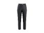 Pantalon noir taille haute pour femme à jambes droites.