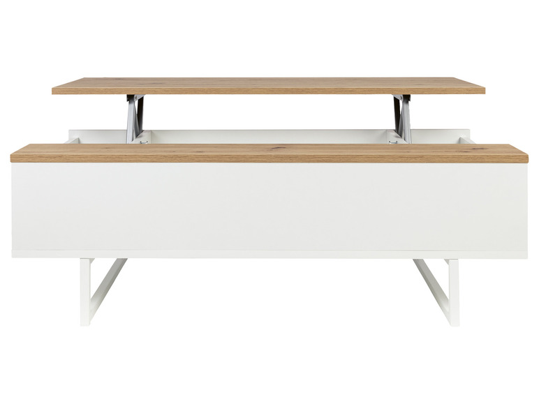 Aller en mode plein écran : LIVARNO home Table basse Madrid réglable en hauteur, 110 x 37,5 x 58 cm - Image 5