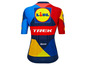 Un maillot de cyclisme avec les logos Lidl et Trek.