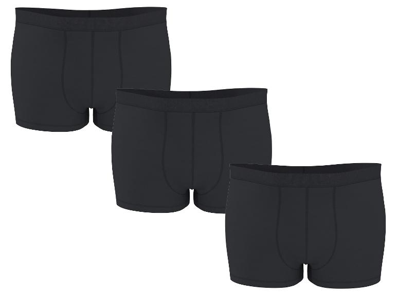 Lot de trois boxers noirs pour hommes