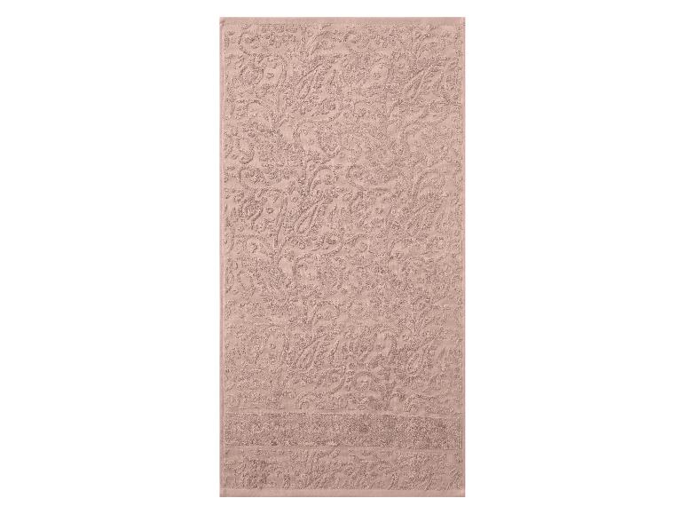 Lot de 2 serviettes éponges, 50 x 100 cm