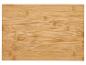 Texture de planche à découper en bambou clair avec des motifs de grain horizontaux.