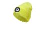 Bonnet jaune avec lumière LED intégrée