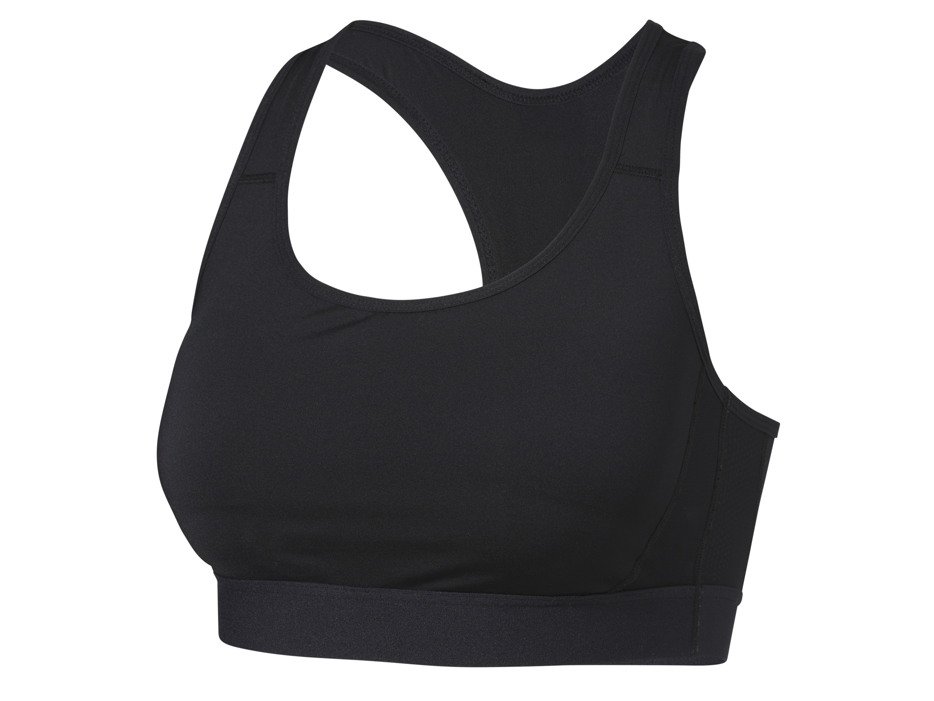 CRIVIT Brassière de sport femme (noir, XL(46/48))