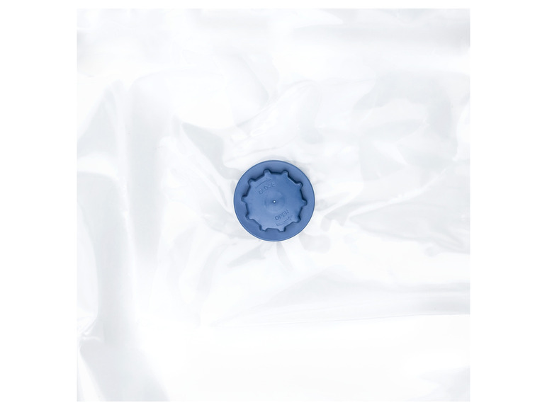 Un capuchon bleu pour l'emballage sous vide