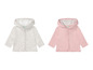 Deux hoodies pour bébé, un gris et un rose