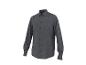 Chemise homme manches longues gris foncé avec boutons foncés et col.