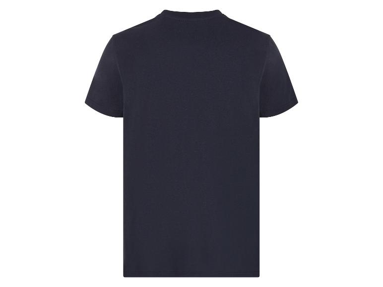 T-shirt homme bleu marine, vue arrière.