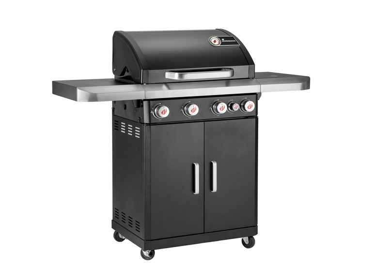 Aller en mode plein écran : LANDMANN Barbecue à gaz Rexon, 3 ou 4 brûleurs, avec réchaud latéral - Image 3