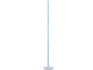 Lampadaire blanc avec éclairage LED bleu